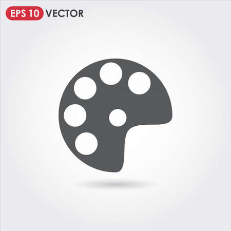 palette single vector iconのイラスト素材