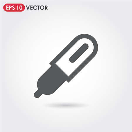 pen single vector iconのイラスト素材