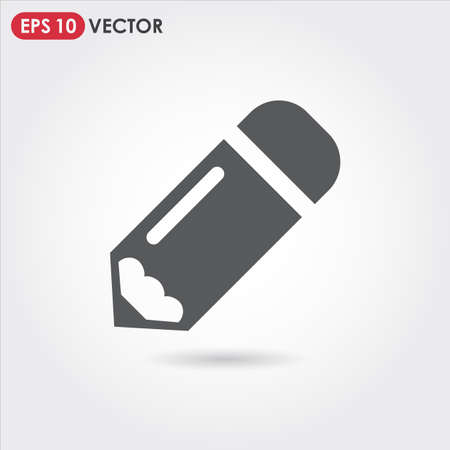 pencil single vector iconのイラスト素材