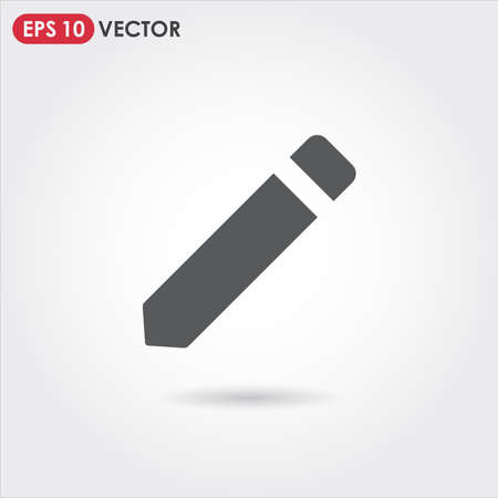 pencil ui web button. vector iconのイラスト素材