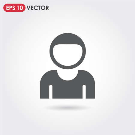 person single vector iconのイラスト素材