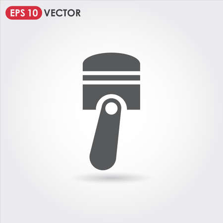 piston single vector iconのイラスト素材