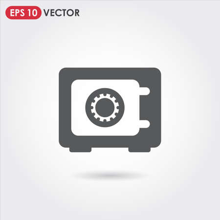 safe single vector iconのイラスト素材