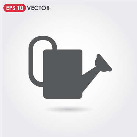watering can single vector iconのイラスト素材