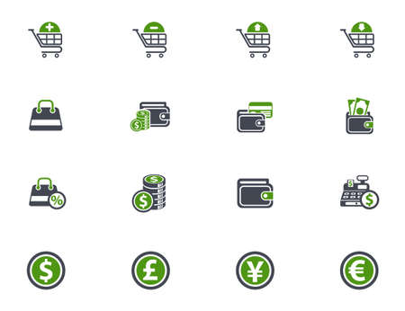 e-commerce icon setのイラスト素材