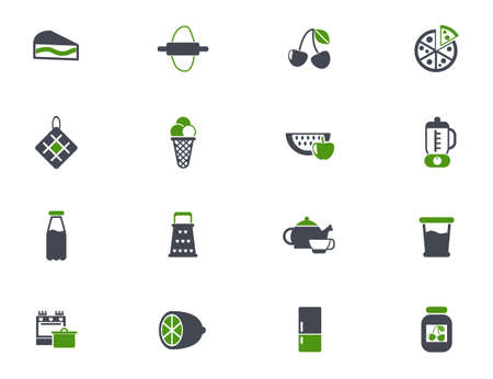 kitchen icon setのイラスト素材