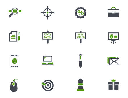 marketing icon setのイラスト素材