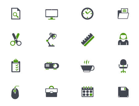 office icon setのイラスト素材