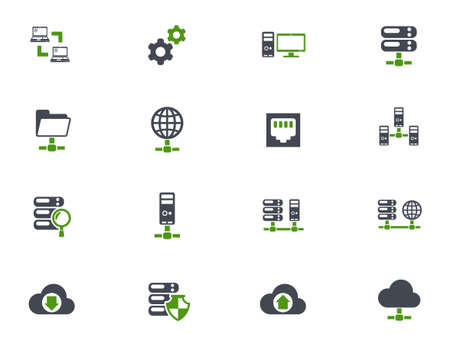 server icon setのイラスト素材