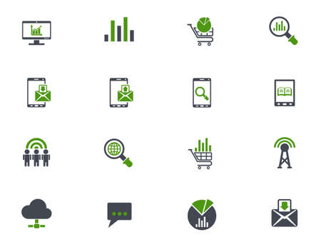 social network icon setのイラスト素材