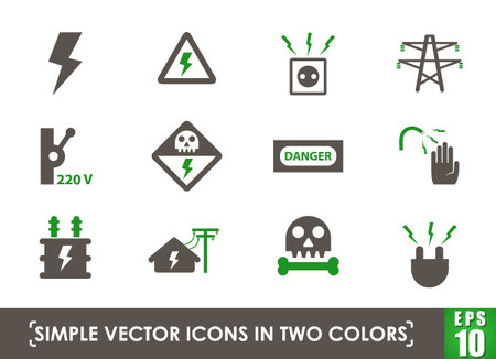 high simple vector iconsのイラスト素材
