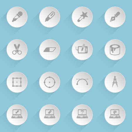 design web iconsのイラスト素材