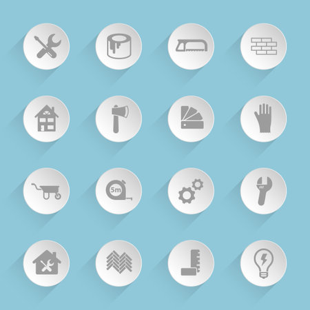 Home repair vector iconsのイラスト素材