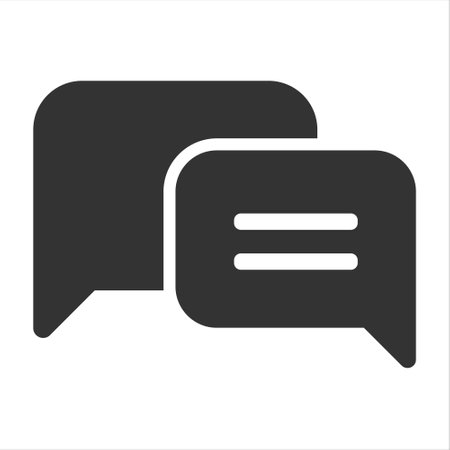 chat message vector icon isolatedのイラスト素材