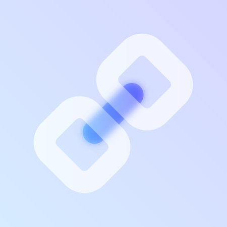 link glass morphism trendy style icon