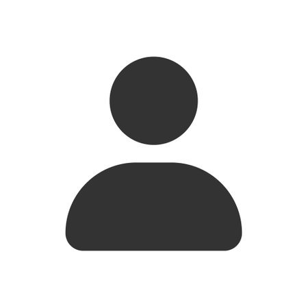 User glyph vector icon isolatedのイラスト素材