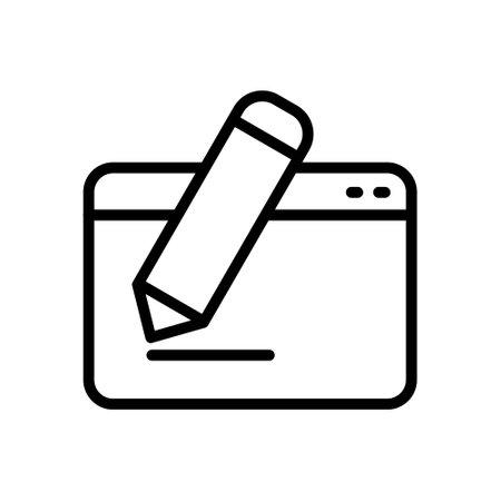 Customer feedback outline vector iconのイラスト素材