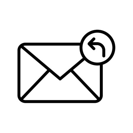 Message outline vector iconのイラスト素材