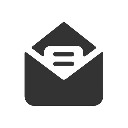 Message glyph vector iconのイラスト素材