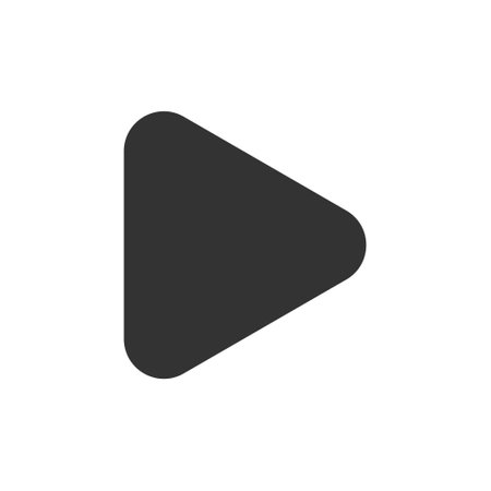Play button glyph vector iconのイラスト素材