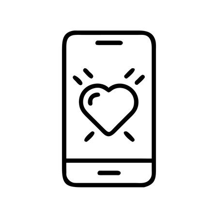 love message outline vector iconのイラスト素材