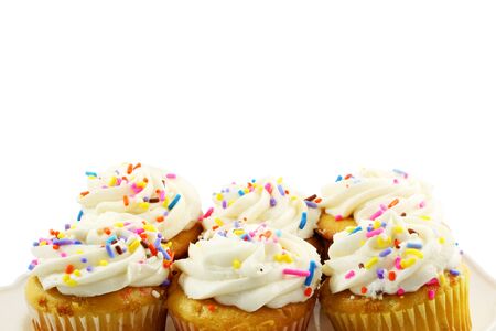 Colorful cupcakesの写真素材