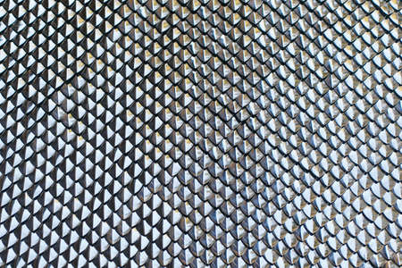 Illustration of metallic silver from whole rings on a white backgroundの写真素材