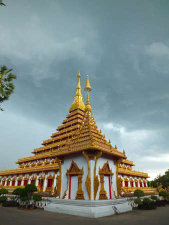 towering temple---in eastern of Thailand 2の写真素材