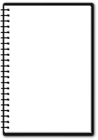Usable notepad (single page)のイラスト素材