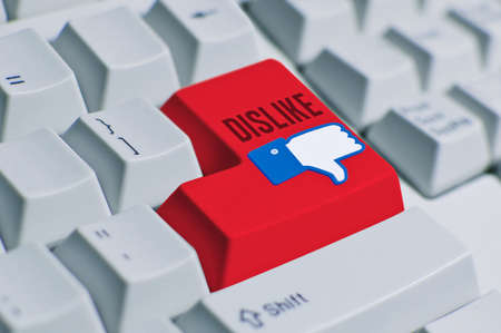 Dislike button  final の写真素材