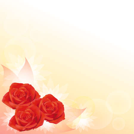 Red roses background, create by vectorのイラスト素材