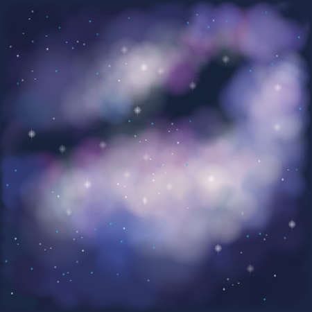 Nebula Background, create by vectorのイラスト素材