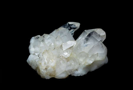 Natural raw Quartz in black Backgrounds  It is from nature の写真素材