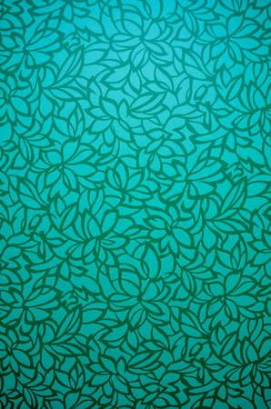 Green-blue flora background with shade and gradientの写真素材