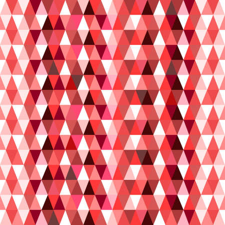 Triangle red pattern wallpaper, create by vectorのイラスト素材