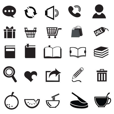 Various universal icon collection setのイラスト素材