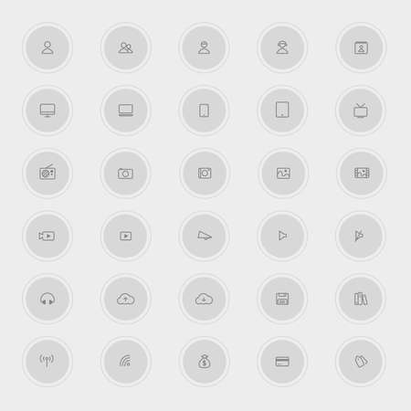 Various business and technology icon collection set 2, create by vectorのイラスト素材