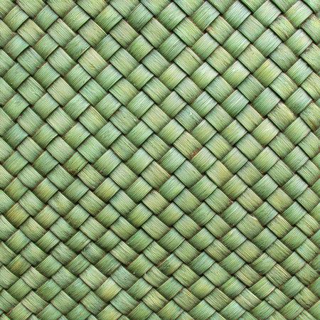 A close-up of the pattern formed by a woven basket made from fresh green leeks, showcasing their unique texture and color. The background is a soft white to highlight each individual leek tile in detail. --chaos 40 --v 7 Job ID: b9de50a1-5e2f-4643-b51b-2279edf59914の素材