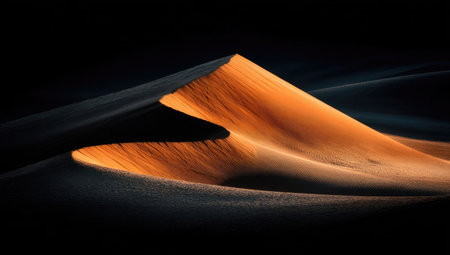 Golden sand dune, backlitの素材