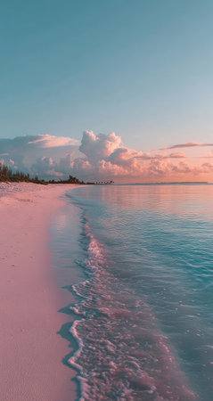 Pastel beach sunriseの素材