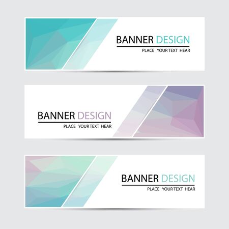 A set of vector banners design.のイラスト素材