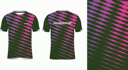 Soccer jersey template for soccer kit or football jersey. Vector Illustrationのイラスト素材