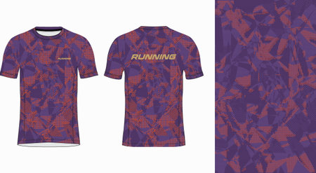 Soccer jersey or football kit template for sportswear. Vector Illustrationのイラスト素材