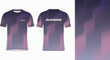 T-shirt sport jersey template for football kit. Vector Illustrationのイラスト素材