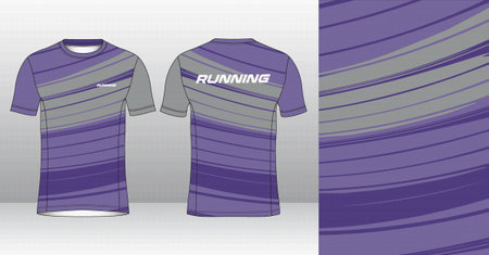 Soccer jersey or football kit template for sportswear. Vector Illustrationのイラスト素材