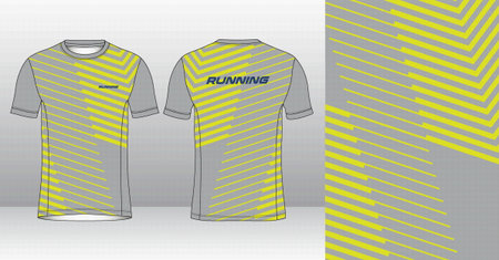 Soccer jersey or football kit template for sports uniform. Vector Illustrationのイラスト素材