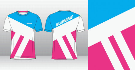 Soccer jersey template for football kit or soccer uniform. Vector Illustrationのイラスト素材