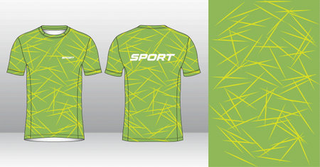 Soccer jersey template for football kit or sports uniform. Vector Illustrationのイラスト素材