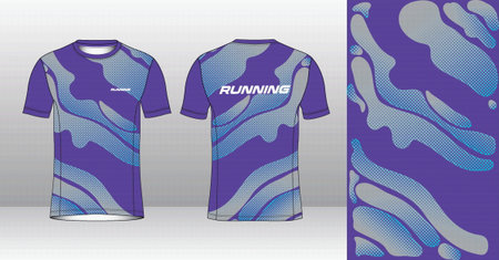 Soccer jersey template for football kit or soccer uniform. Vector Illustrationのイラスト素材