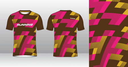 Soccer jersey template for football kit or soccer uniform. Vector Illustrationのイラスト素材